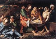 BADALOCCHIO, Sisto The Entombment of Christ hhh oil painting on canvas